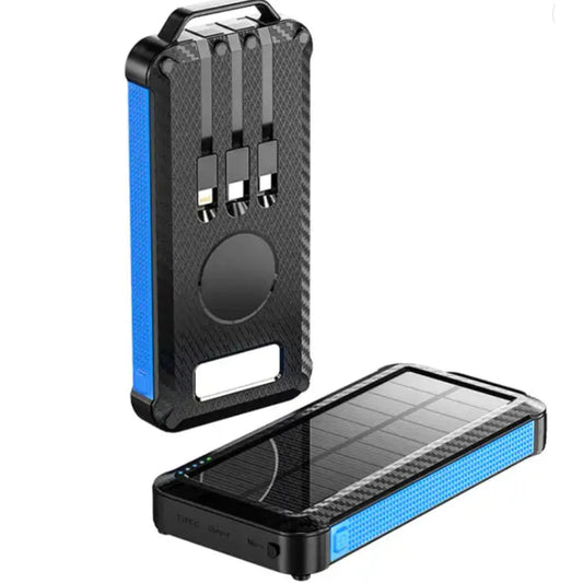 Ip65 Waterproof Portable Wireless Solar Power Bank Charger